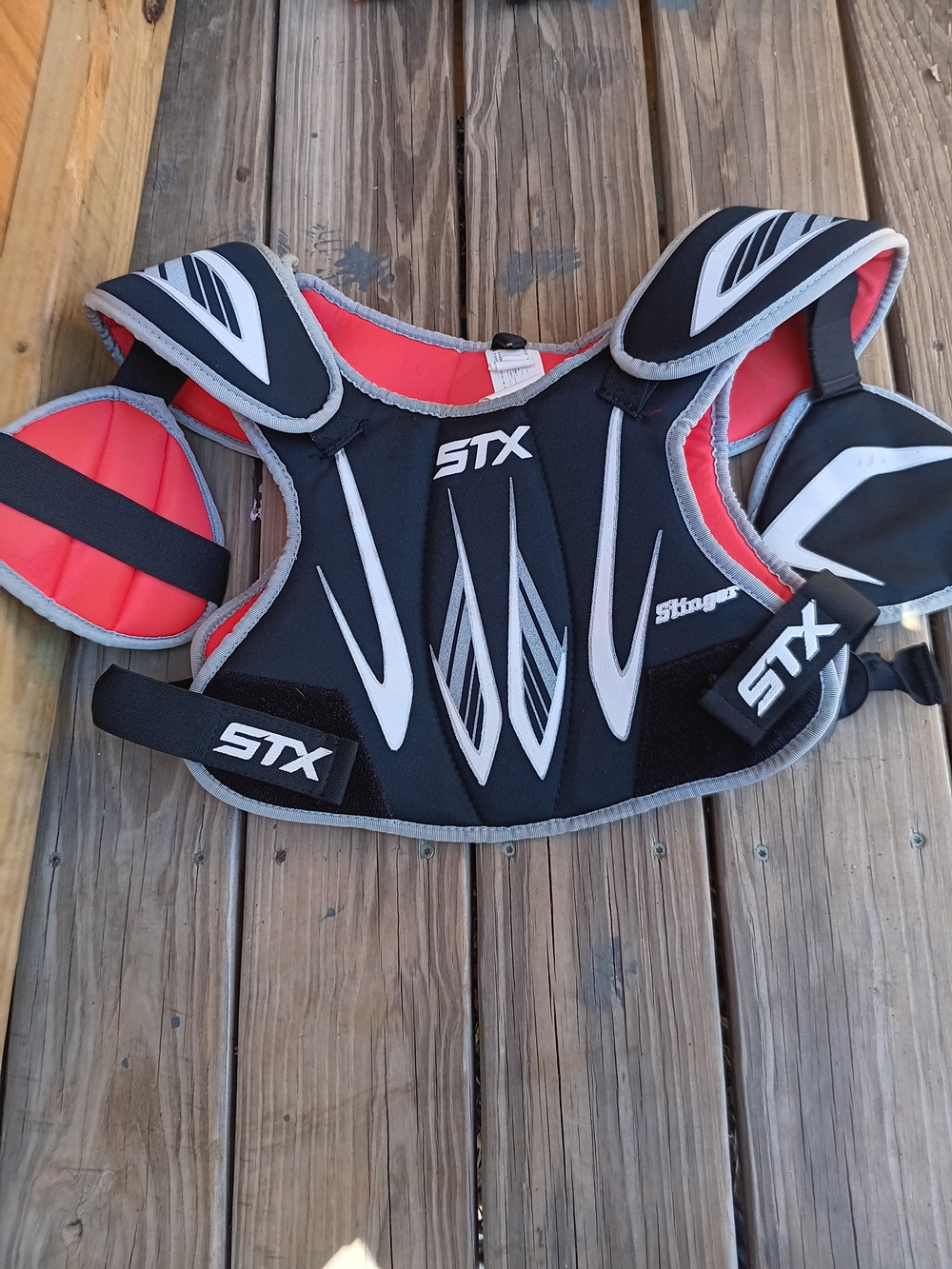 Red Padded Chest Protector Panel
